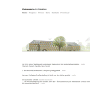 Tablet Screenshot of kubeneck.de